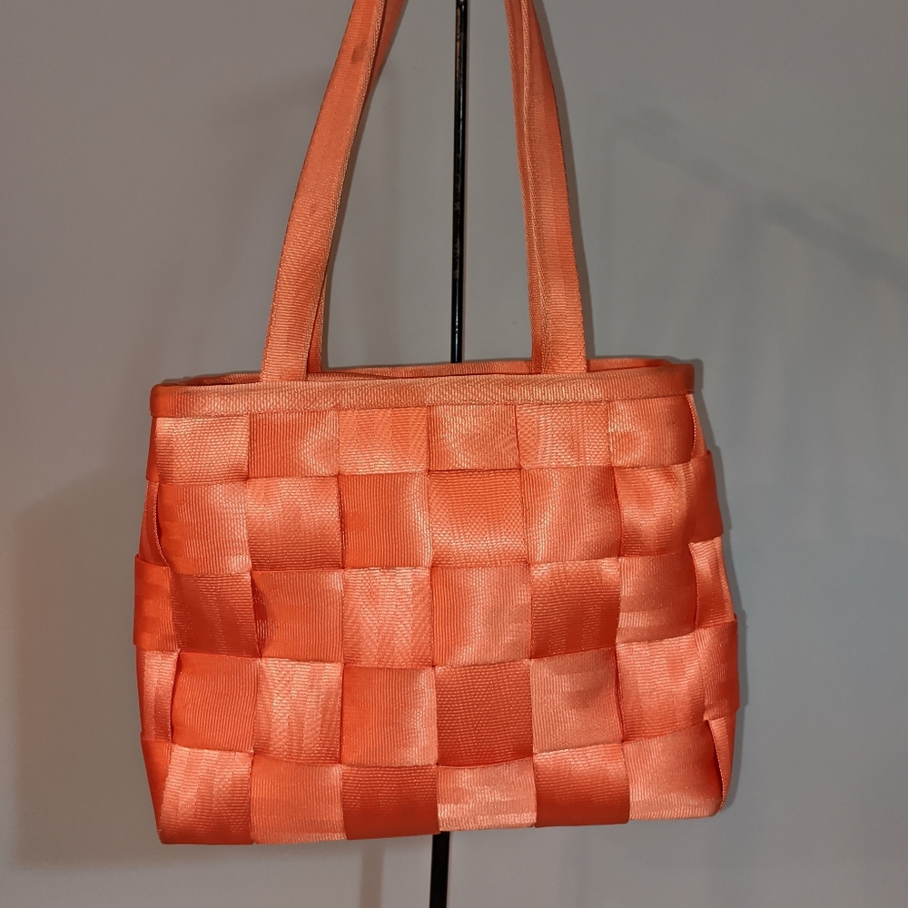 The Original Harveys Seatbelt Bag Orange Satchel Shoulder Purse